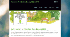 Desktop Screenshot of petershamopengardens.org
