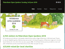 Tablet Screenshot of petershamopengardens.org